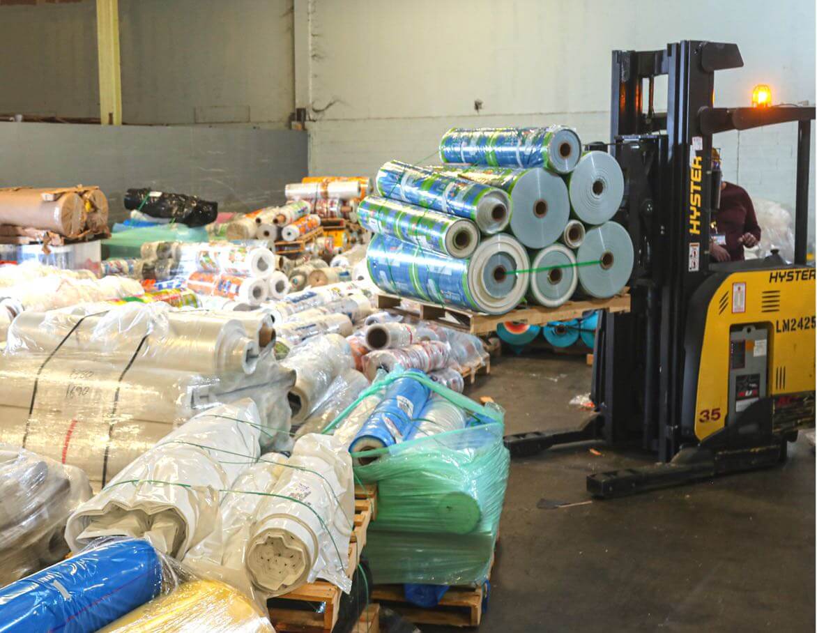 A recycling facility at base plastics